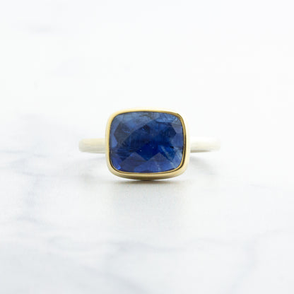 Sterling & 14K Gold Kyanite Ring