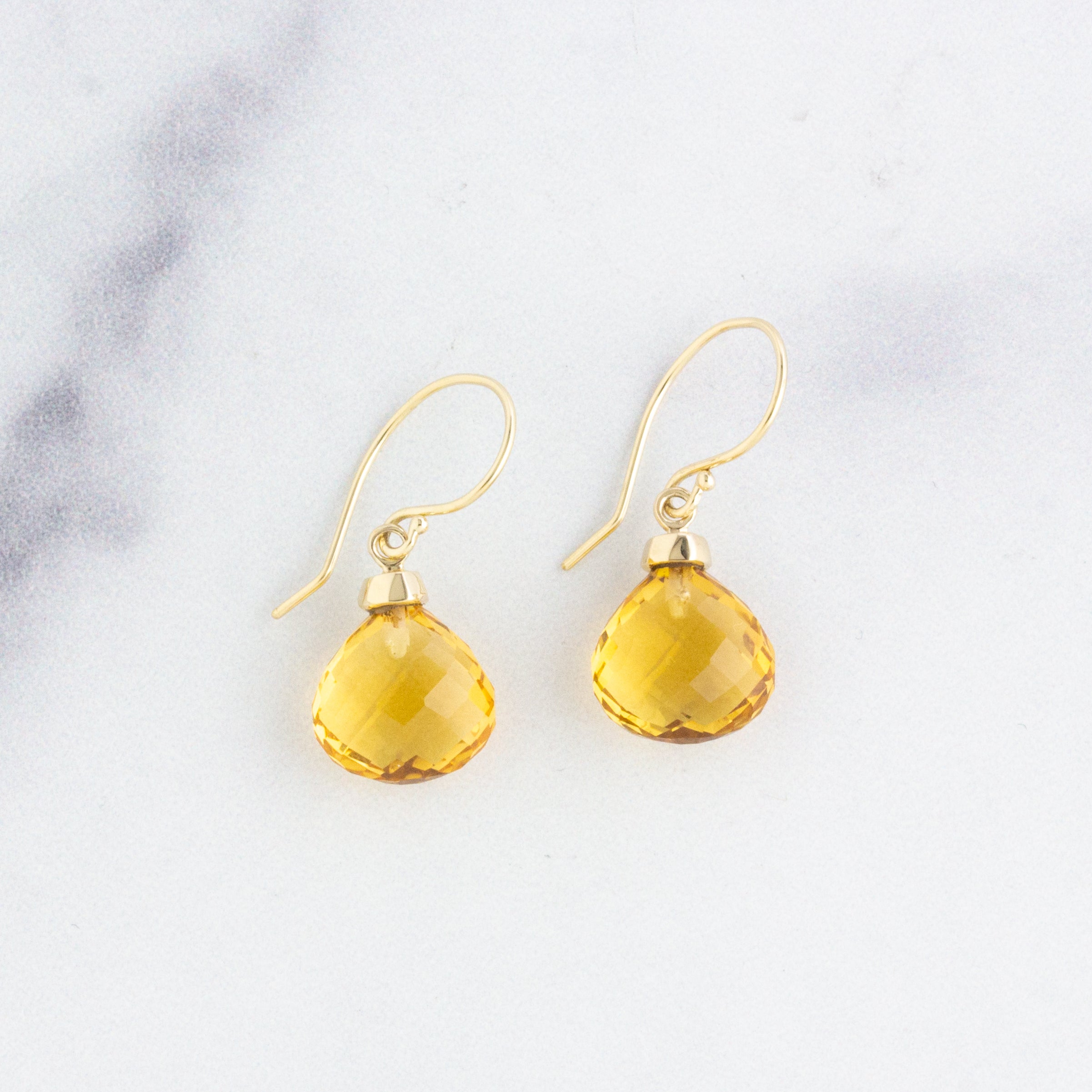 Natural Raw Citrine Stone Dangle Earrings Yellow Gemstone Crystal Drop  Earrings | eBay