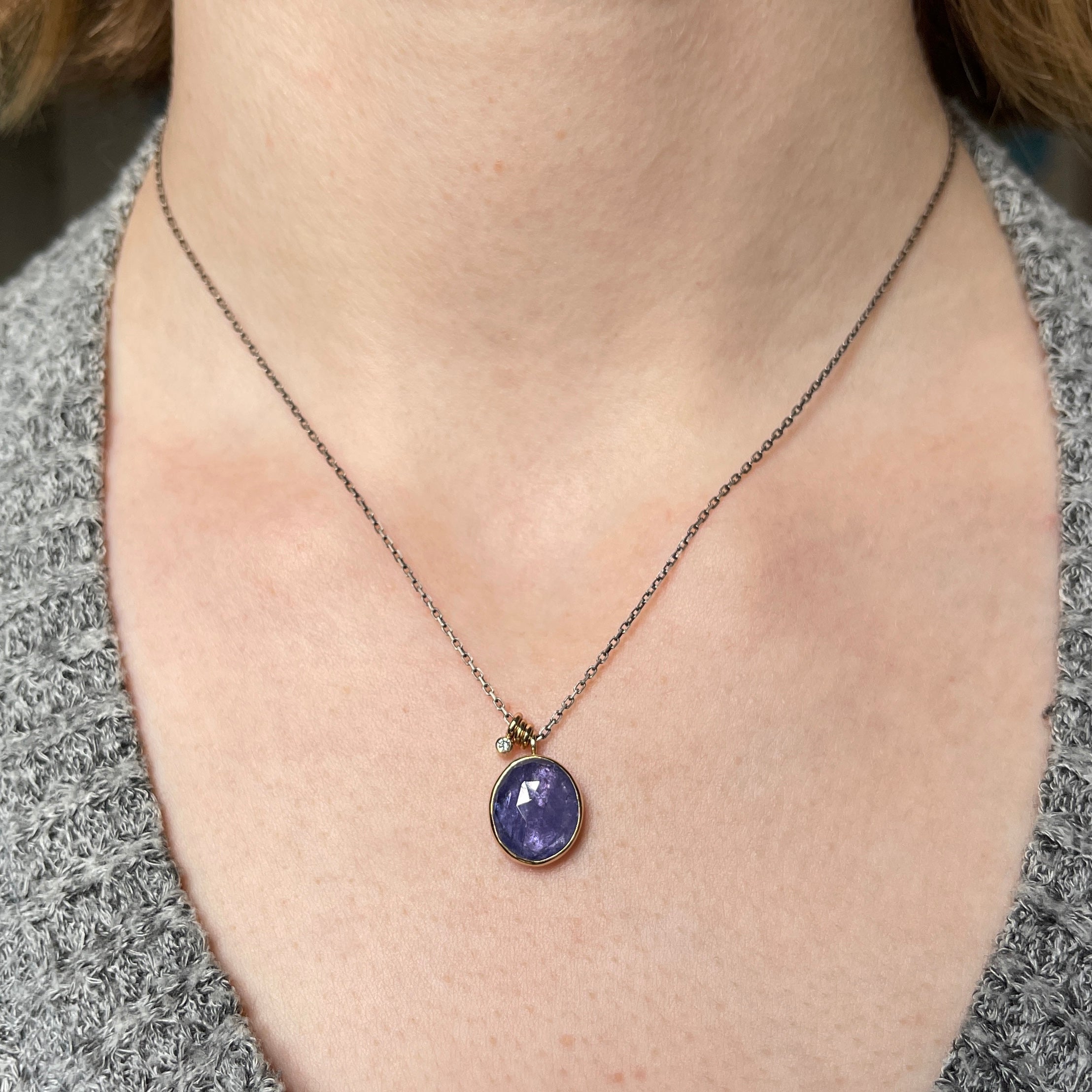 Tanzanite hot sale international necklace